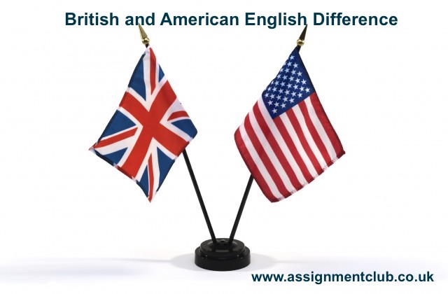 Main Difference between UK & US English