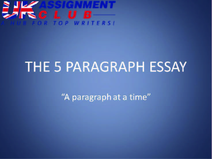 How To Write A 5-Paragraph Essay Assignment